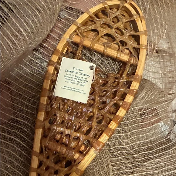 Wooden Snowshoes from Iverson - Picture 2 of 3